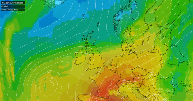 The mild start to November continues but there are signs of a colder change from the north