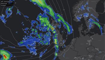 Temperatures into the high teens by Friday after a showery, blustery midweek