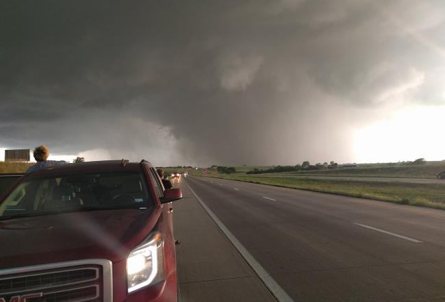 Long track wedge tornado