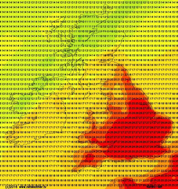 Warm temperatures for most