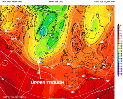 Upper trough