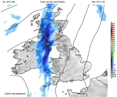 Precip Wednesday afternoon