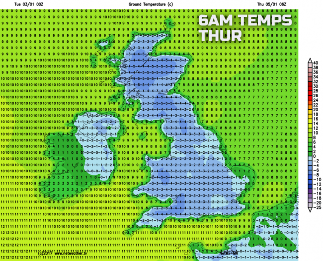 Cold start on Thursday