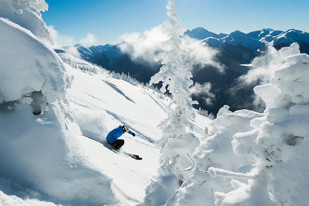 A powder day at Whistler