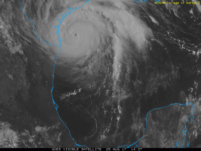 Harvey Threatens Texas As A Category 3 Hurricane