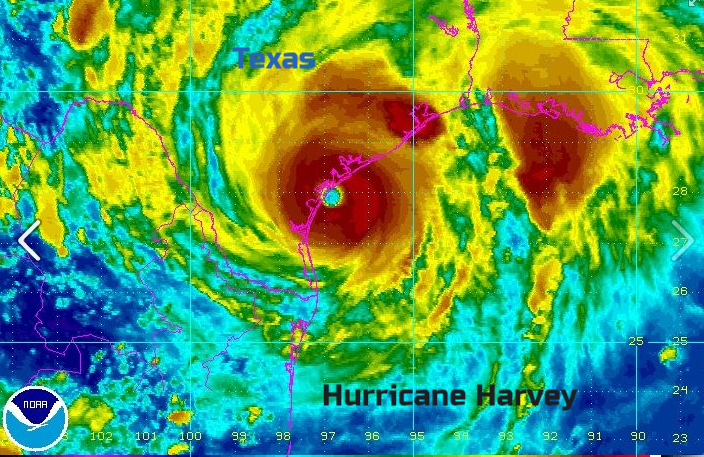 Harvey so far - Hurricane, Houston and a whole lot of Rain