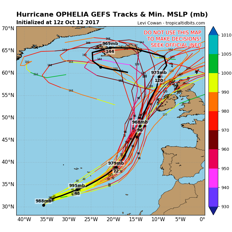 Tracking Hurricane Ophelia, Heading Our Way As An Extropical Storm