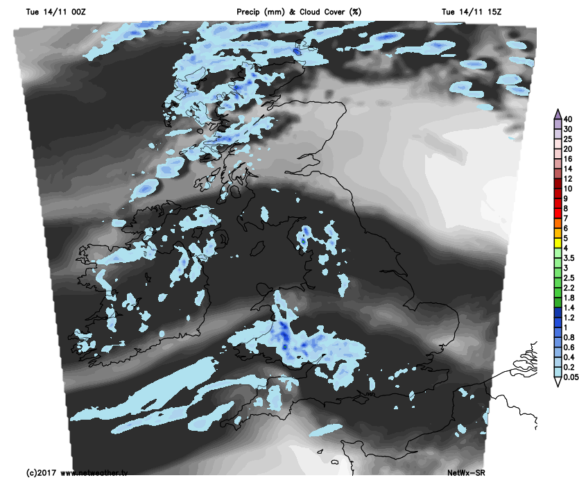 Lots of cloud today