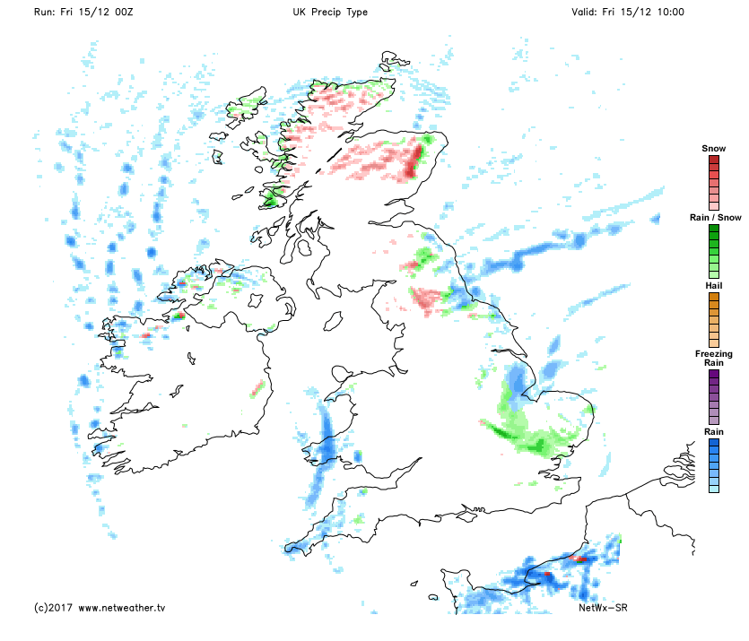 Wintry showers this morning