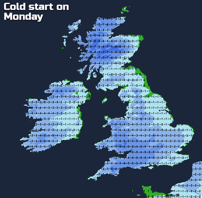 Cold start on Monday