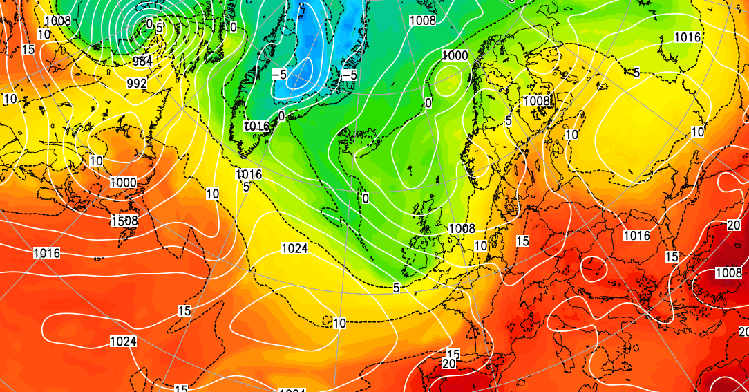 UK Weather Polar Maritime Air On The Way South