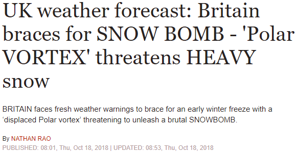 Britain braces for SNOW BOMB