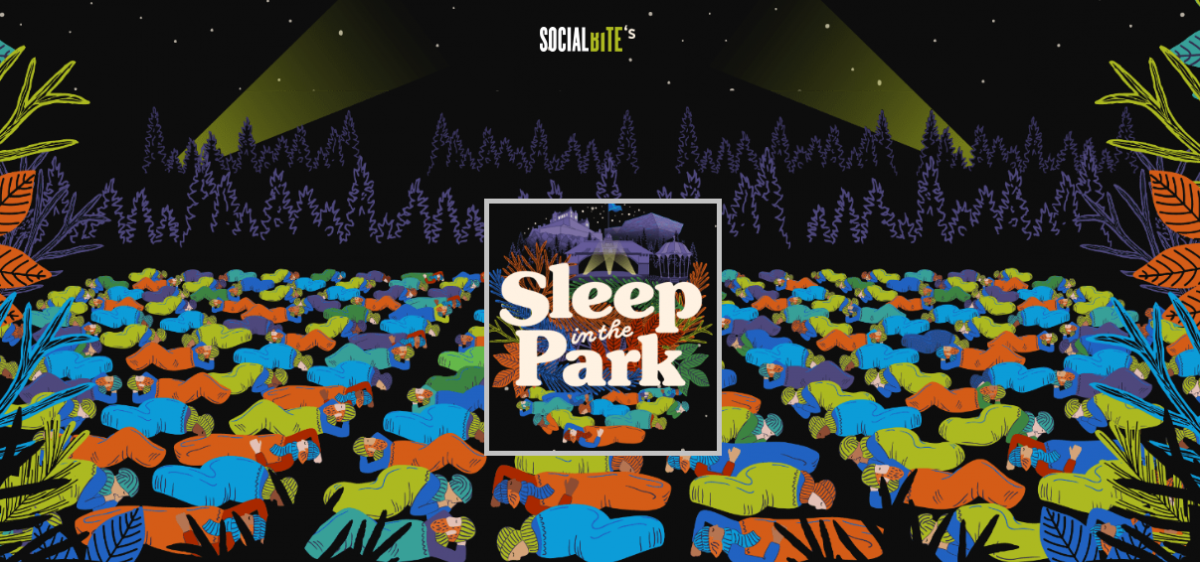Sleep in the Park WEATHER 8th Dec 2018 Social Bite event