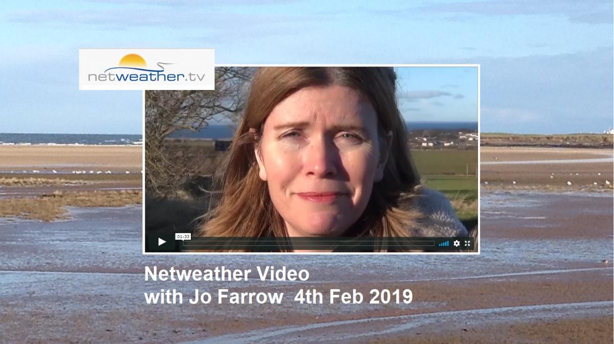 VIDEO - UK weather. Snow is out, rain and brisk winds are in, with a milder southwestely flow