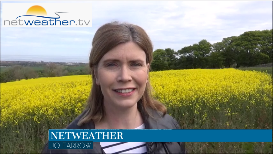 VIDEO: Warmth and dry weather under high pressure til easterly takes hold again