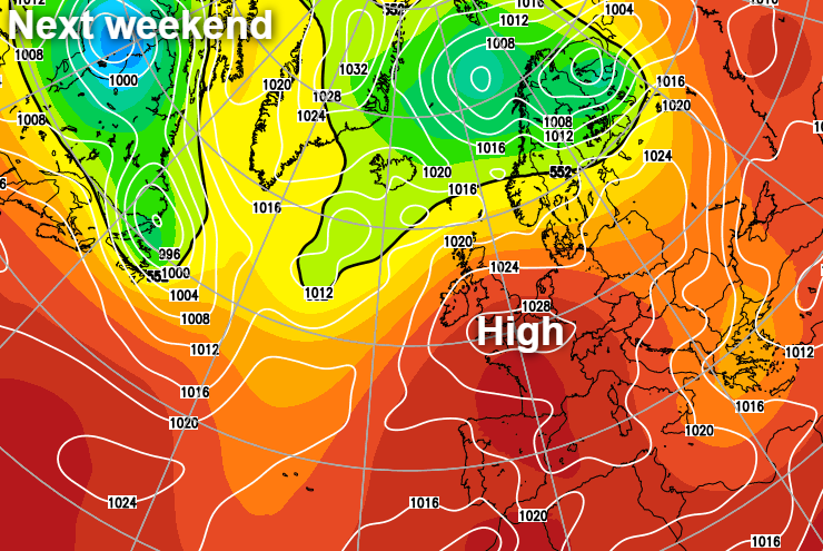 High pressure next weekend?