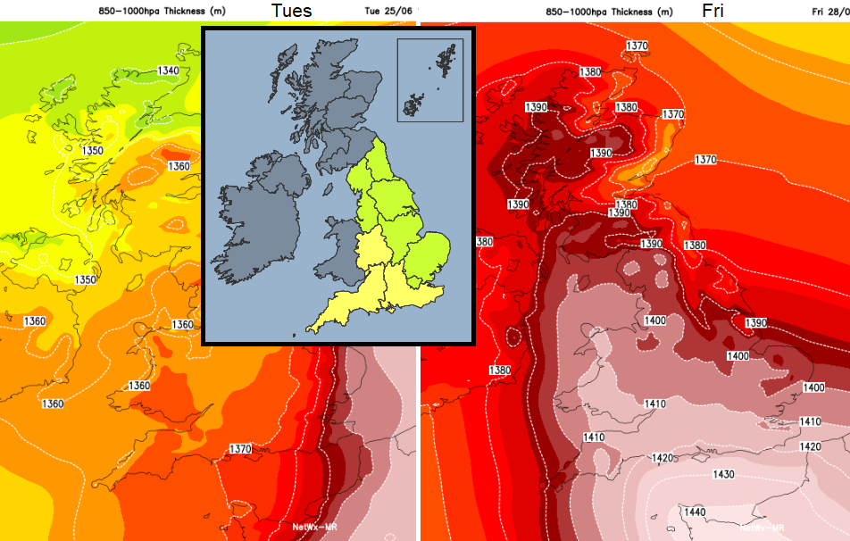 UK Weather - What is the Amber Heat Health warning? Level 3 of 4