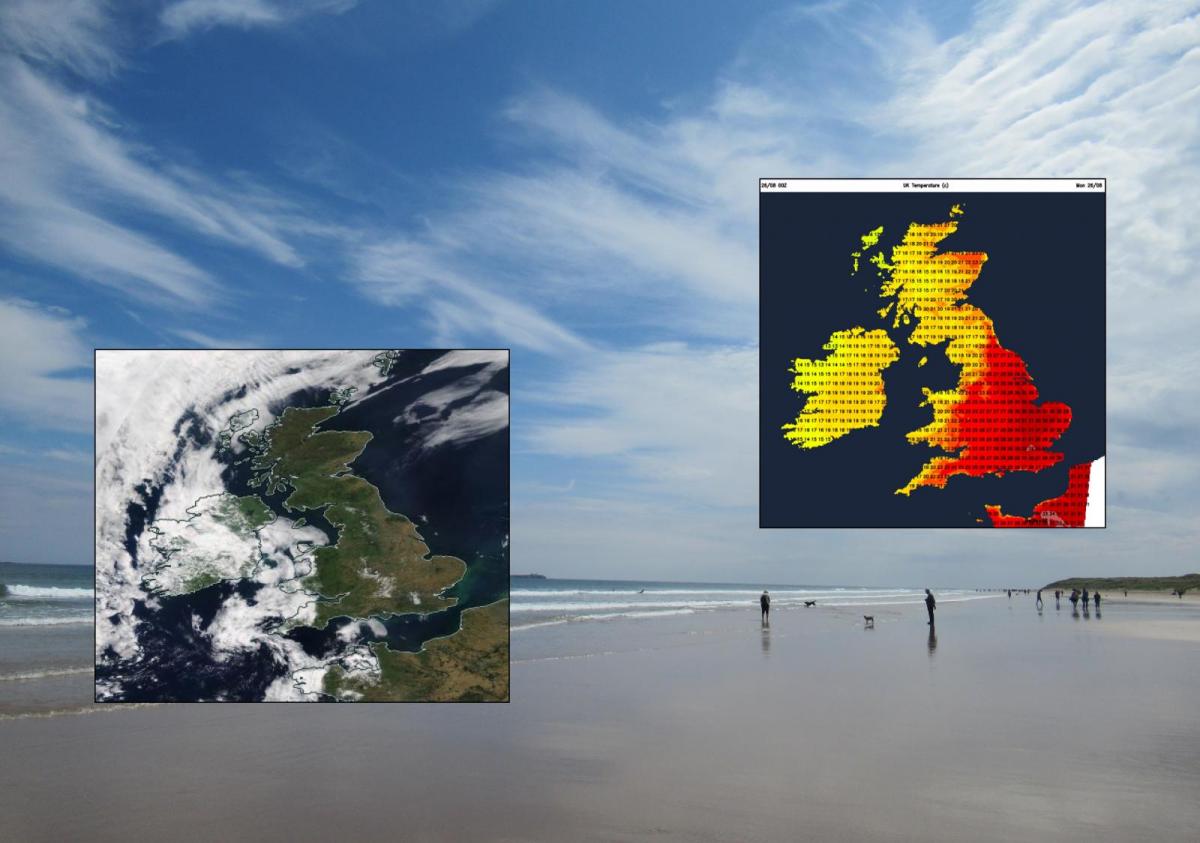UK weather : Heat will slowly fade this week, after Hottest Bank Holiday on record 