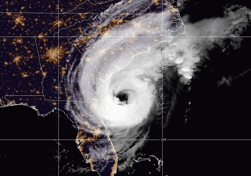 Hurricane Dorian affects east coast US with dangerous winds, storm surge and  flash flooding risk