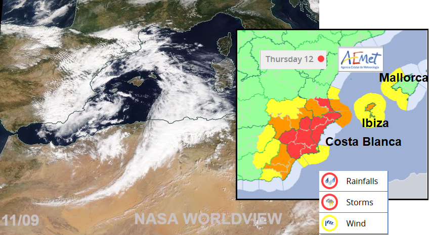 AEMET Spain warnings