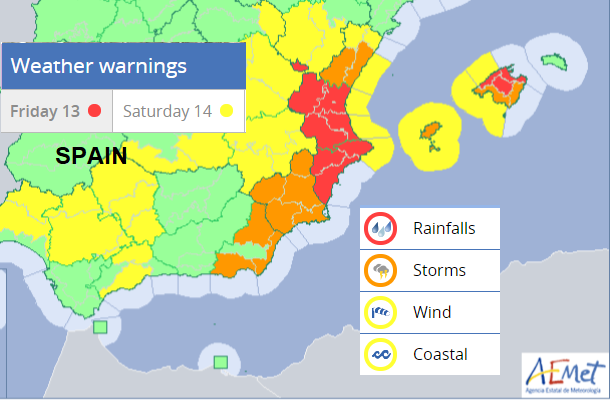 Spain AEMET Gota Fria