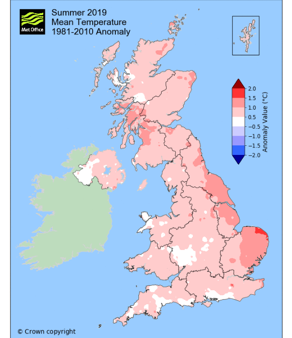 UK summer heat