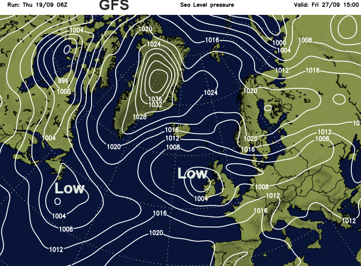 GFS friday 27th