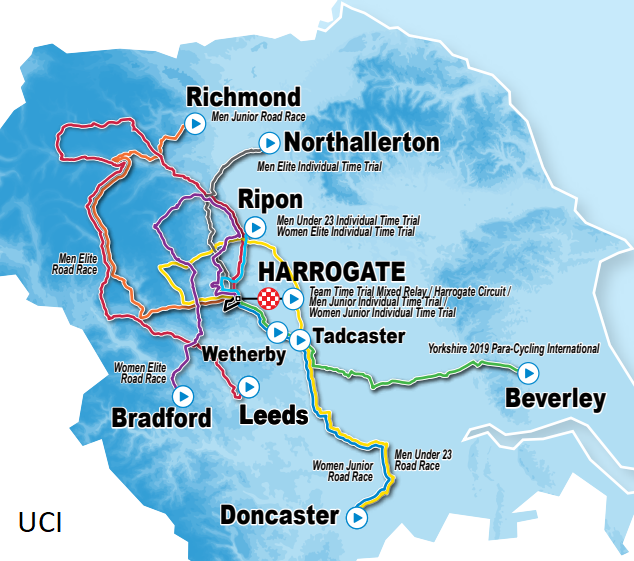 Yorkshire2019  routes