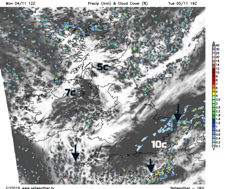 Bonfire Night forecast UK