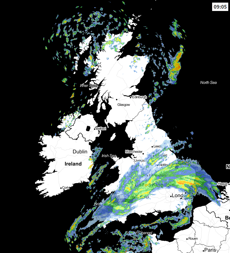 Radar at 0905 this morning