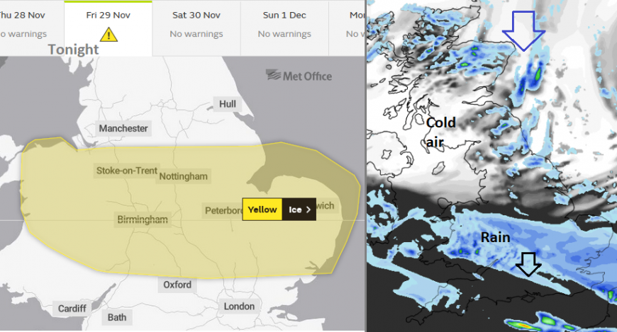 UK Ice warning 