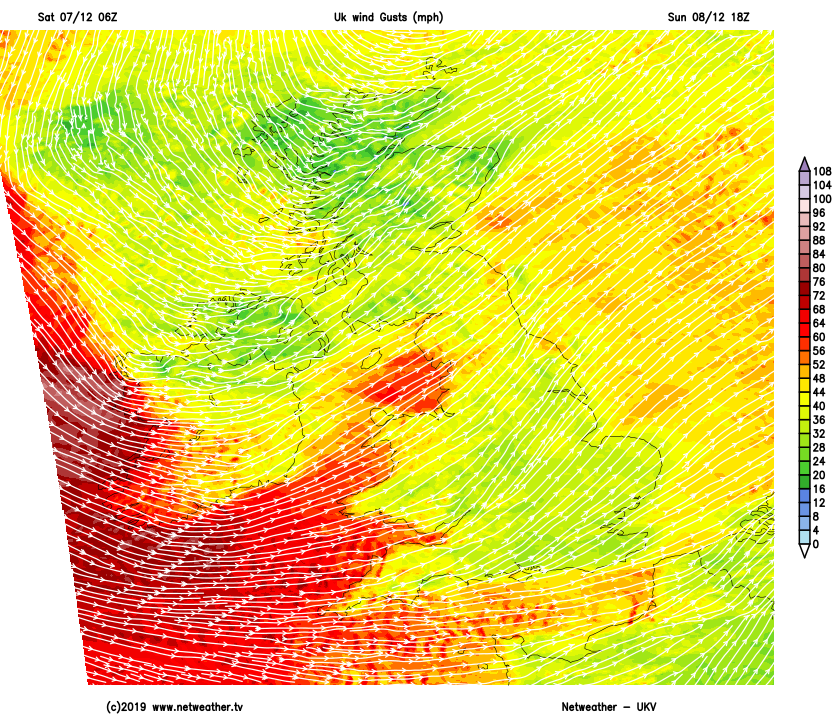 Severe gales on Sunday evening as storm Atiyah arrives