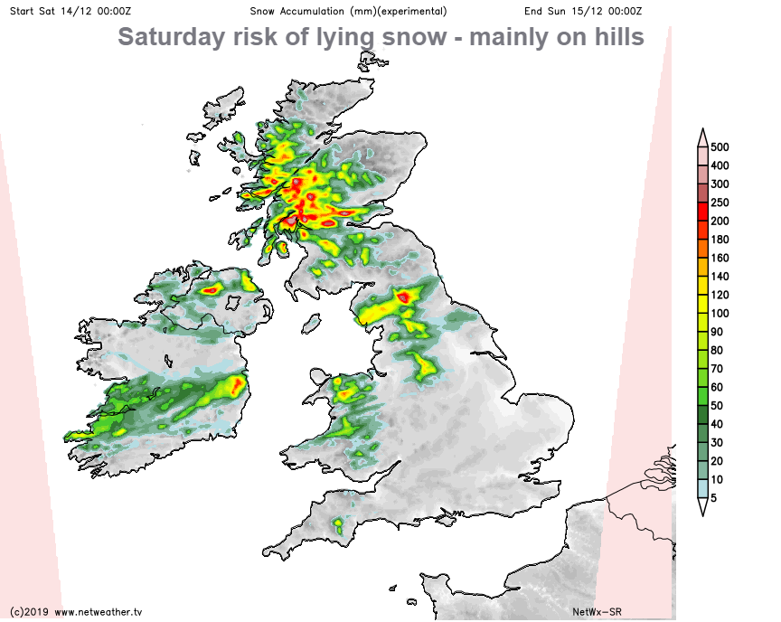 UK snow forecast 