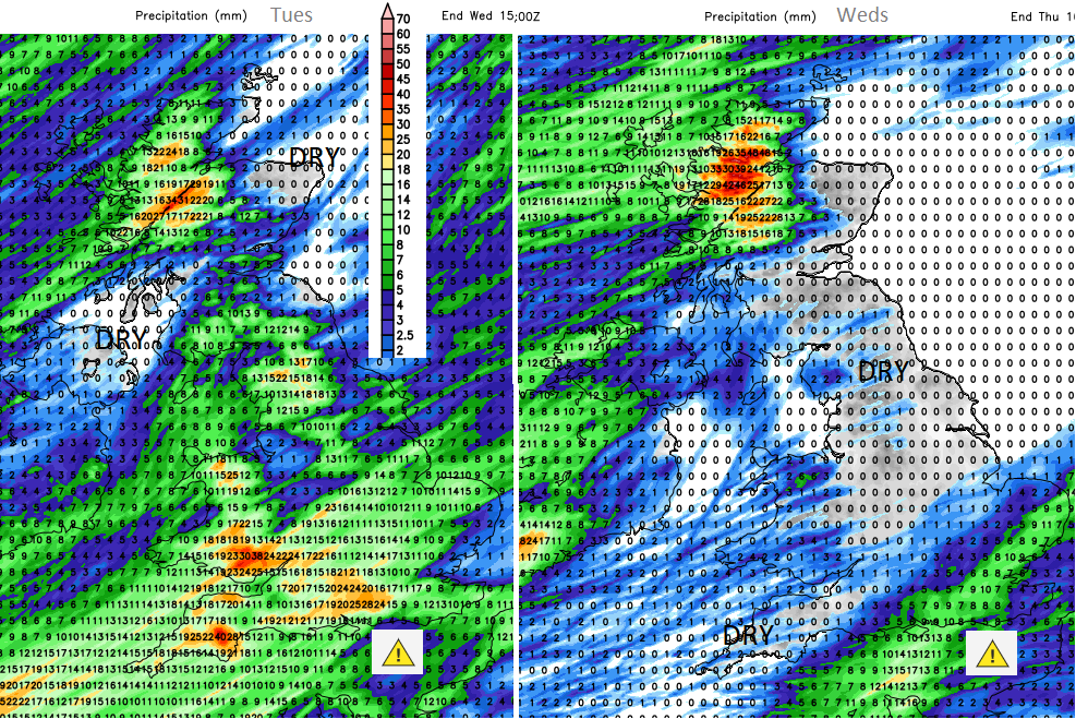 UK rain flood risk