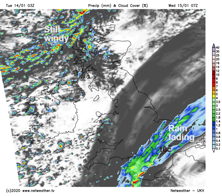 UK weather Weds am