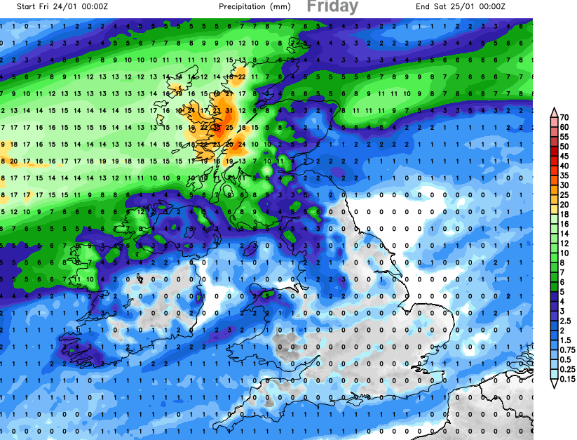 UK rain this week