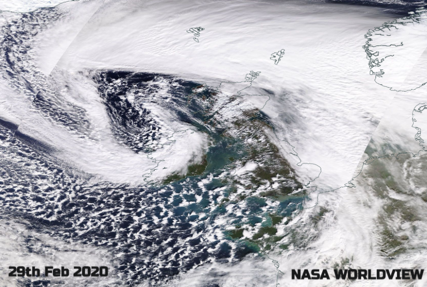 Storm Jorge NASA satellite