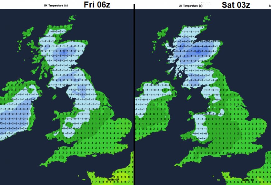 UK weather more frost