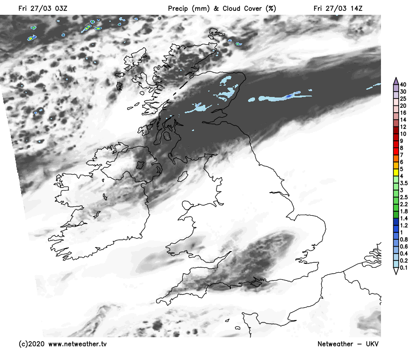 Lots of sunshine for England and Wales again today