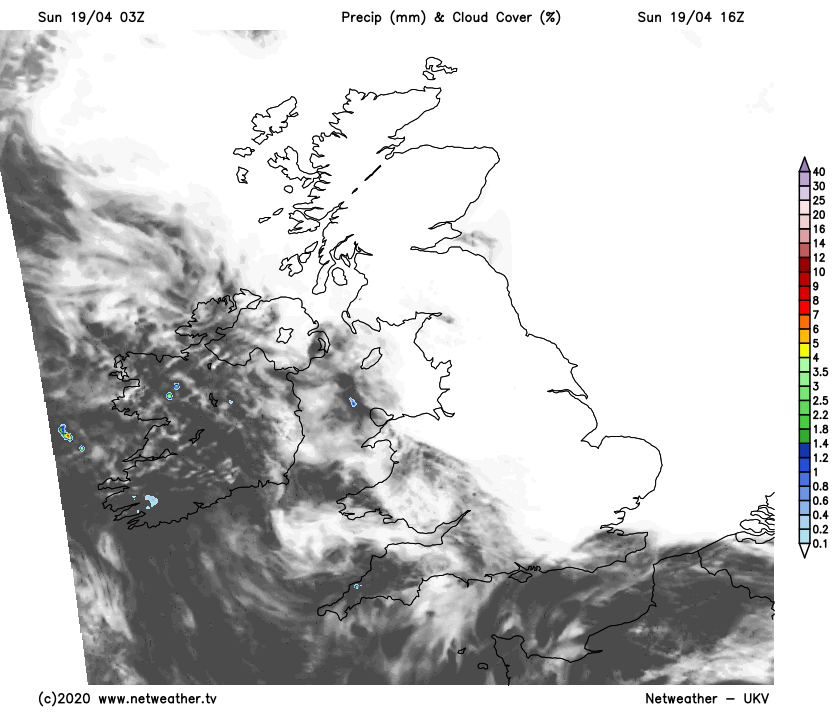 Lots of sunshine on Sunday