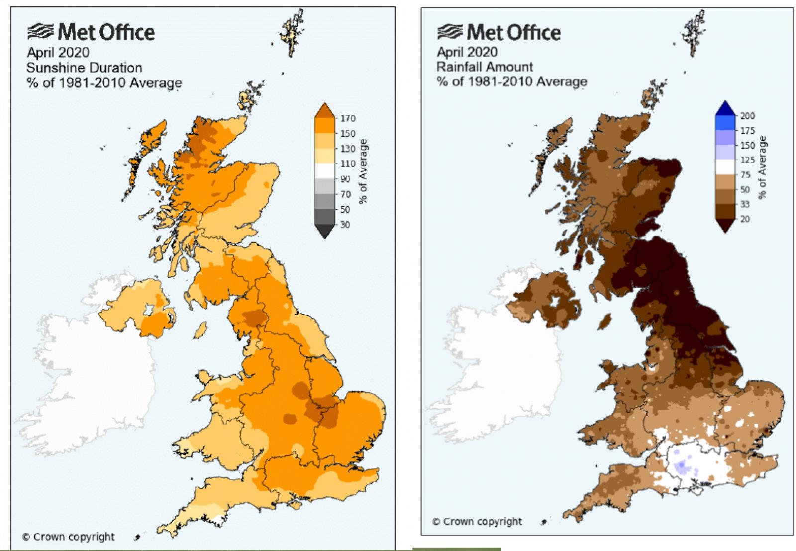 UK sunniest April on record