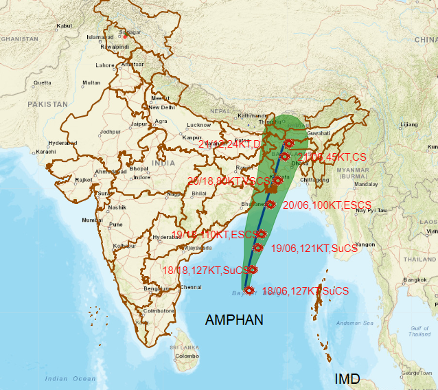 Super cyclonic storm Amphan