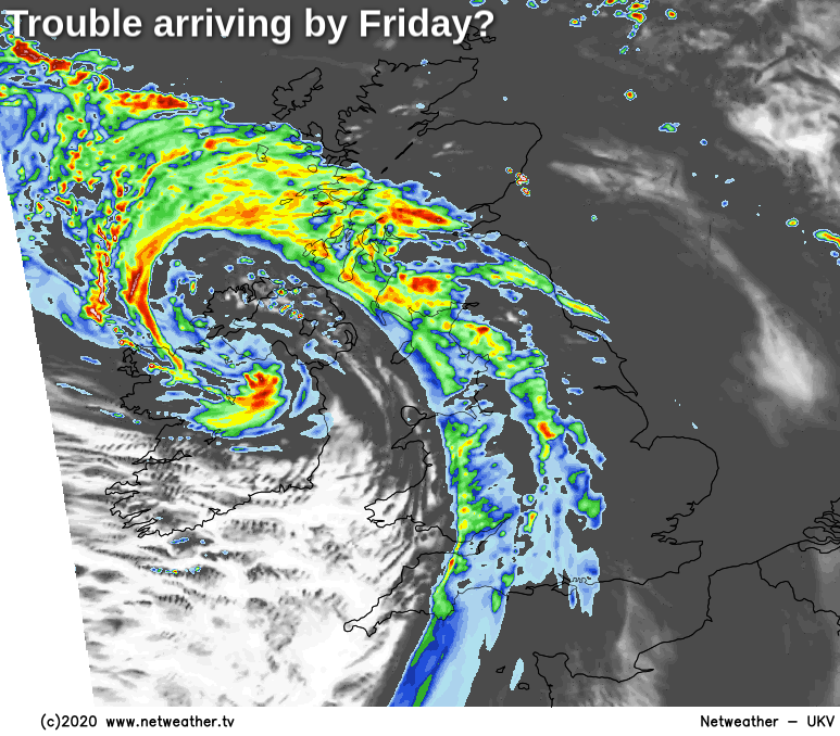 Low pressure bringing wind and rain by Friday?