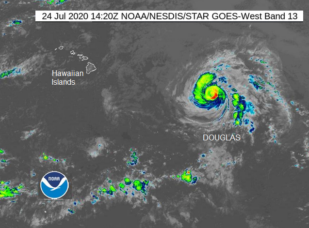 Hurricane Douglas Hawaii 
