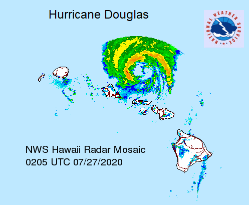Hawaii Hurricane douglas