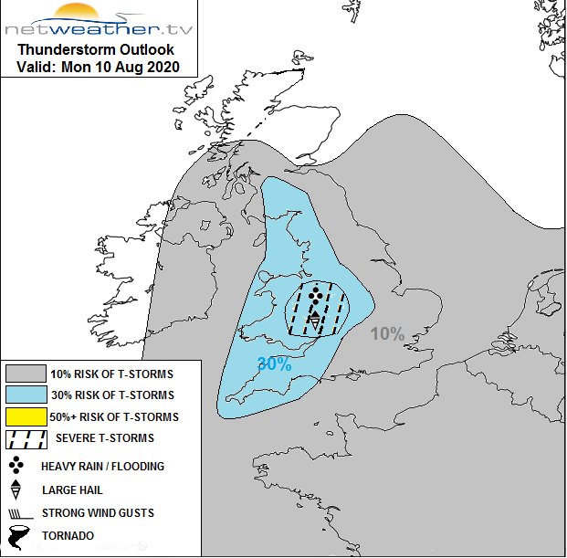 UK convective forecast thunderstorms