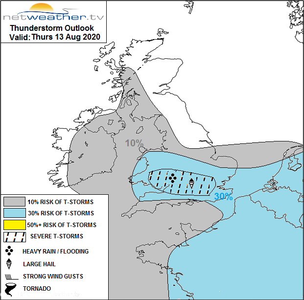 Storm forecast for today