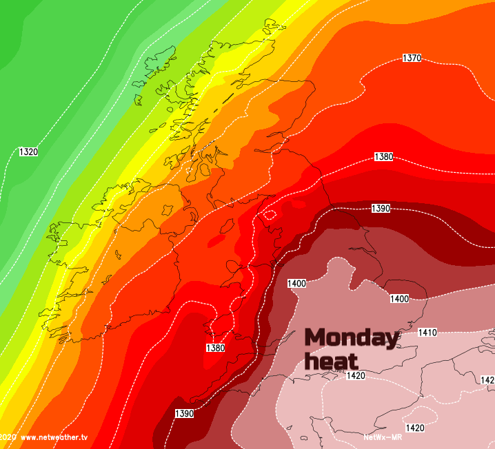 UK heat warmth
