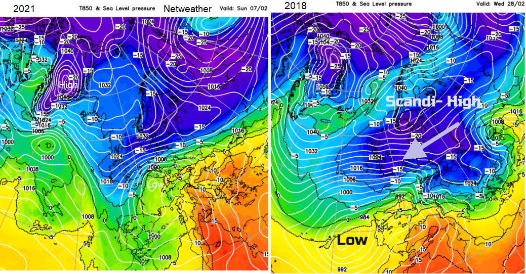 Beast from the east chart thickness