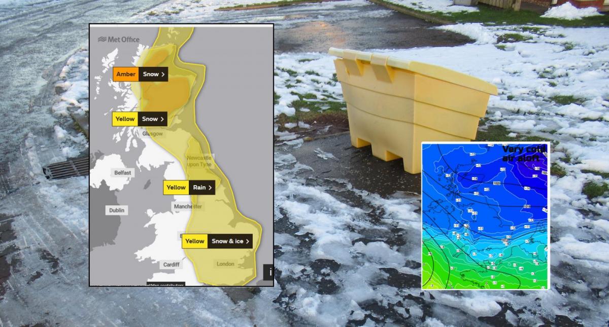 Significant Snow and Ice, the warnings into the weekend 